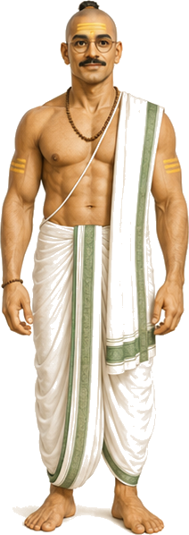 PunyaPrayana guide mascot